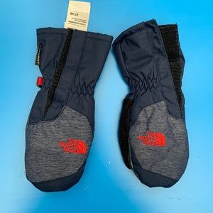 North Face lined, waterproof mittens